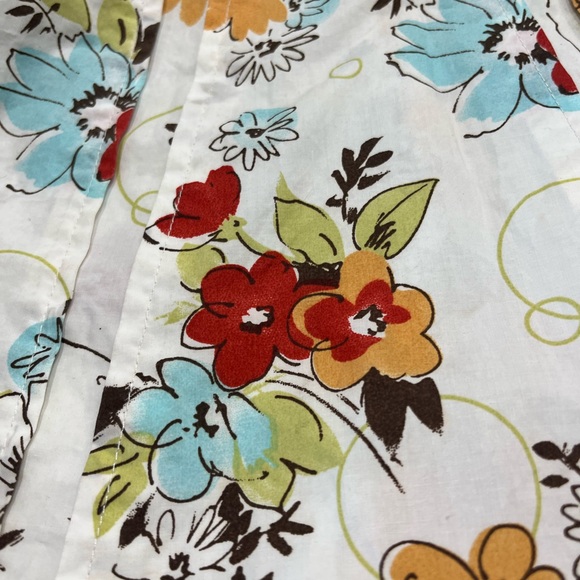 CAbi skirt multi colored with flowers - Picture 2 of 5